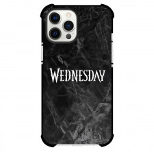 Wednesday Phone Case For iPhone Samsung Galaxy Pixel OnePlus Vivo Xiaomi Asus Sony Motorola Nokia - Wednesday Logo On Dark Background