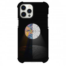 Wednesday Phone Case For iPhone Samsung Galaxy Pixel OnePlus Vivo Xiaomi Asus Sony Motorola Nokia - Wednesday Window Outline Coloring On Black Background