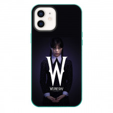 Wednesday Season 2 Addams Phone Case For iPhone Samsung Galaxy Pixel OnePlus Vivo Xiaomi Asus Sony Motorola Nokia - Addams Portrait With Letter W Poster