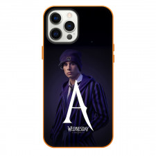 Wednesday Season 2 Ajax Petropolus Phone Case For iPhone Samsung Galaxy Pixel OnePlus Vivo Xiaomi Asus Sony Motorola Nokia - Ajax Petropolus Portrait With Letter A Poster
