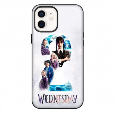 Wednesday Season 2 Phone Case For iPhone Samsung Galaxy Pixel OnePlus Vivo Xiaomi Asus Sony Motorola Nokia - Wednesday Season 2 Characters On White Background
