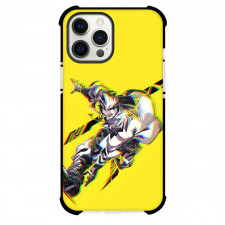 Cyberpunk Edgerunners David Martinez Case For iPhone Samsung Galaxy Pixel OnePlus Vivo Xiaomi Asus Sony Motorola Nokia - David Martinez Kicking Pose Glitch Art