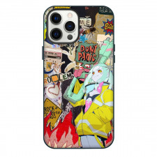 Cyberpunk Edgerunners Rebecca Phone Case For iPhone Samsung Galaxy Pixel OnePlus Vivo Xiaomi Asus Sony Motorola Nokia - Rebecca Scrap Collage Sticker