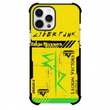 Cyberpunk Edgerunners Case For iPhone Samsung Galaxy Pixel OnePlus Vivo Xiaomi Asus Sony Motorola Nokia - Yellow and Green Punk Art Text