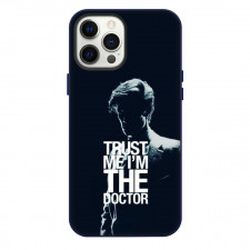 Doctor Who Phone Case For iPhone Samsung Galaxy Pixel OnePlus Vivo Xiaomi Asus Sony Motorola Nokia - Trust Me I'm The Doctor Quote Silhoutte Portrait