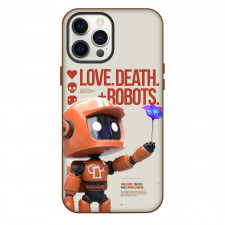 Love Death And Robots Phone Case For iPhone Samsung Galaxy Pixel OnePlus Vivo Xiaomi Asus Sony Motorola Nokia - Holding Flower Series Poster