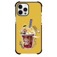 Good Omens Phone Case For iPhone Samsung Galaxy Pixel OnePlus Vivo Xiaomi Asus Sony Motorola Nokia - Crowley Aziraphale Drink Illustration