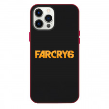 Far Cry Phone Case For iPhone Samsung Galaxy Pixel OnePlus Vivo Xiaomi Asus Sony Motorola Nokia - Far Cry 6 Letting Logo On Black Background