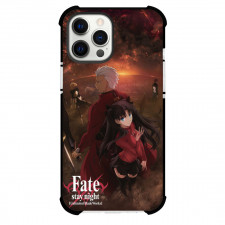 Fate Stay Night Archer & Rin Tohsaka Phone Case For iPhone Samsung Galaxy Pixel OnePlus Vivo Xiaomi Asus Sony Motorola Nokia - Archer & Rin Tohsaka are Stand Behind and have Sword