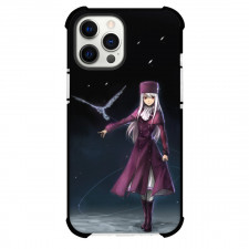 Fate Stay Night Illyasviel von Einzbern Phone Case For iPhone Samsung Galaxy Pixel OnePlus Vivo Xiaomi Asus Sony Motorola Nokia - Illyasviel von Einzbern Purple Costume with Night Pattern Background