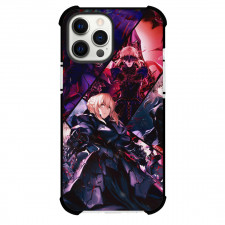 Fate Stay Night Saber Alter Phone Case For iPhone Samsung Galaxy Pixel OnePlus Vivo Xiaomi Asus Sony Motorola Nokia - Saber Alter Blue Pattern Collage Art