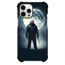 Friday The 13th Phone Case For iPhone And Samsung Galaxy Devices - Jason Standing Moon Background