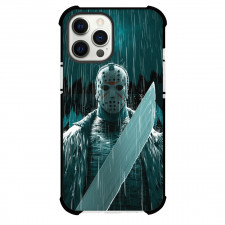 Friday The 13th Phone Case For iPhone And Samsung Galaxy Devices - Jason Standing In Rain