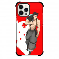 Fire Force Akitaru Obi For iPhone Samsung Galaxy Pixel OnePlus Vivo Xiaomi Asus Sony Motorola Nokia - Akitaru Obi Portrait Red Background
