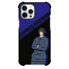 Fire Force Benimaru Shinmon For iPhone Samsung Galaxy Pixel OnePlus Vivo Xiaomi Asus Sony Motorola Nokia - Benimaru Shinmon Portrait Black Blue Background