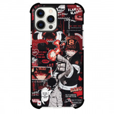Fire Force Shinra Kusakabe For iPhone Samsung Galaxy Pixel OnePlus Vivo Xiaomi Asus Sony Motorola Nokia - Shinra Kusakabe Comic Art Collage
