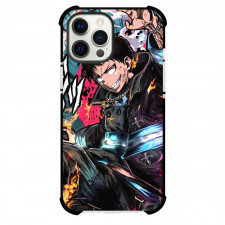 Fire Force Shinra Kusakabe For iPhone Samsung Galaxy Pixel OnePlus Vivo Xiaomi Asus Sony Motorola Nokia - Shinra Kusakabe Fight Pose Comic Art