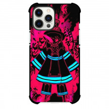 Fire Force Shinra Kusakabe For iPhone Samsung Galaxy Pixel OnePlus Vivo Xiaomi Asus Sony Motorola Nokia - Shinra Kusakabe Kid Silhoutte Art