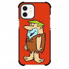 The Flintstones Barney Rubble Phone Case For iPhone Samsung Galaxy Pixel OnePlus Vivo Xiaomi Asus Sony Motorola Nokia - Barney Rubble Standing Pose in Red Background