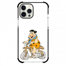 The Flintstones Fred Flintstone Phone Case For iPhone Samsung Galaxy Pixel OnePlus Vivo Xiaomi Asus Sony Motorola Nokia - Fred Flintstone Riding Bike