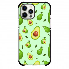 Food Avocado Phone Case For iPhone Samsung Galaxy Pixel OnePlus Vivo Xiaomi Asus Sony Motorola Nokia - Avocado Pattern On Mint Green Background