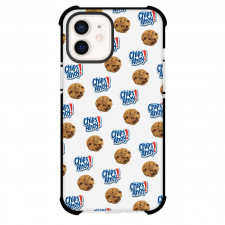 Food Pattern Phone Case For iPhone Samsung Galaxy Pixel OnePlus Vivo Xiaomi Asus Sony Motorola Nokia - Chips Ahoyy Logo Pattern Art On White Background