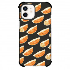 Food Pattern Phone Case For iPhone Samsung Galaxy Pixel OnePlus Vivo Xiaomi Asus Sony Motorola Nokia - Illustration of Grilled Dumplings Pattern Art On Dark Background