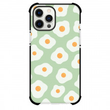 Food Egg Phone Case For iPhone Samsung Galaxy Pixel OnePlus Vivo Xiaomi Asus Sony Motorola Nokia - Egg Pattern On Light Green Background