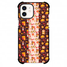 Food Pattern Phone Case For iPhone Samsung Galaxy Pixel OnePlus Vivo Xiaomi Asus Sony Motorola Nokia - Flat Autumn Patterns Art Poster