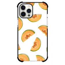 Food Pattern Phone Case For iPhone Samsung Galaxy Pixel OnePlus Vivo Xiaomi Asus Sony Motorola Nokia - Sliced Melon Pattern Art On White Background