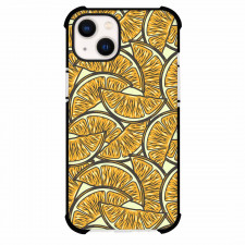 Food Pattern Phone Case For iPhone Samsung Galaxy Pixel OnePlus Vivo Xiaomi Asus Sony Motorola Nokia - Sliced Orange Ilustration Pattern Art Poster