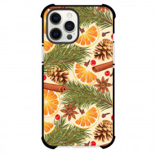 Food Pattern Phone Case For iPhone Samsung Galaxy Pixel OnePlus Vivo Xiaomi Asus Sony Motorola Nokia - Orange Spice Pattern Art On Beige Background
