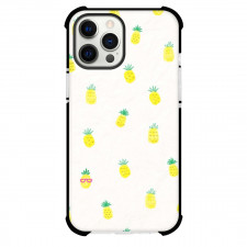 Food Pineapple Phone Case For iPhone Samsung Galaxy Pixel OnePlus Vivo Xiaomi Asus Sony Motorola Nokia - Small Pineapple Transparent Pattern