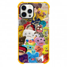 Fuggler Phone Case For iPhone Samsung Galaxy Pixel OnePlus Vivo Xiaomi Asus Sony Motorola Nokia - Character Monsters Smile Collage