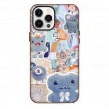 Fuggler Phone Case For iPhone Samsung Galaxy Pixel OnePlus Vivo Xiaomi Asus Sony Motorola Nokia - Gray Style Collage Poster