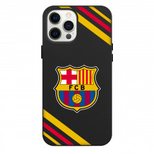 FC Barcelona Futsal Phone Case For iPhone Samsung Galaxy Pixel OnePlus Vivo Xiaomi Asus Sony Motorola Nokia - Large Logo With Stripe