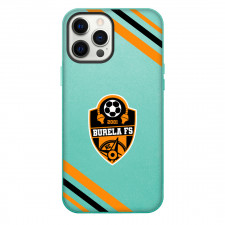 Club Deportivo Burela Futbol Sala Phone Case For iPhone Samsung Galaxy Pixel OnePlus Vivo Xiaomi Asus Sony Motorola Nokia - Large Logo With Stripe