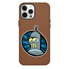 Futurama Bender Phone Case For iPhone Samsung Galaxy Pixel OnePlus Vivo Xiaomi Asus Sony Motorola Nokia - Bender Avatar Fierce Blue Stripe Sticker