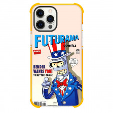Futurama Bender Phone Case For iPhone Samsung Galaxy Pixel OnePlus Vivo Xiaomi Asus Sony Motorola Nokia - Bender Look At You Portrait Comic