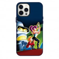 Futurama Phone Case For iPhone Samsung Galaxy Pixel OnePlus Vivo Xiaomi Asus Sony Motorola Nokia - Characters Fighting Hold Gun Side Portrait