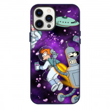 Futurama Phone Case For iPhone Samsung Galaxy Pixel OnePlus Vivo Xiaomi Asus Sony Motorola Nokia - Characters Floating In Space Cartoon Art