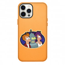 Futurama Phone Case For iPhone Samsung Galaxy Pixel OnePlus Vivo Xiaomi Asus Sony Motorola Nokia - Characters Looking Up Sticker