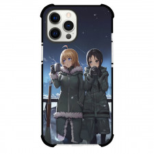 Girls Last Tour Chito & Yuuri Phone Case For iPhone Samsung Galaxy Pixel OnePlus Vivo Xiaomi Asus Sony Motorola Nokia - Chito & Yuuri Enjoying the Coffee