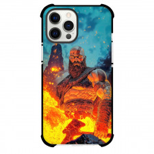 God of War Ragnarok Kratos Phone Case For iPhone Samsung Galaxy Pixel OnePlus Vivo Xiaomi Asus Sony Motorola Nokia - Kratos Flaming Body