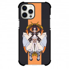 Gachiakuta Amo Empool Phone Case For iPhone Samsung Galaxy Pixel OnePlus Vivo Xiaomi Asus Sony Motorola Nokia - Gachiakuta Amo Empool Manga Art On Orange Black Background