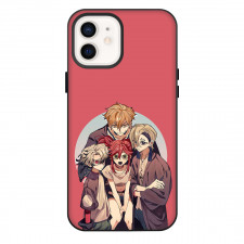 Gachiakuta Phone Case For iPhone Samsung Galaxy Pixel OnePlus Vivo Xiaomi Asus Sony Motorola Nokia - Gachiakuta Character Art On Pink Background