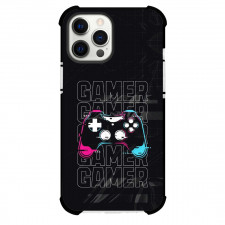 Gamer Case For iPhone Samsung Galaxy Pixel OnePlus Vivo Xiaomi Asus Sony Motorola Nokia - Controller Pink Blue Gamer Word Art