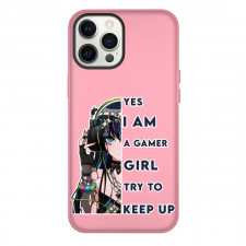 Gamer Case For iPhone Samsung Galaxy Pixel OnePlus Vivo Xiaomi Asus Sony Motorola Nokia - Gamer Girl Try To Keep Up