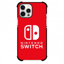 Gamer Case For iPhone Samsung Galaxy Pixel OnePlus Vivo Xiaomi Asus Sony Motorola Nokia - Nintendo Switch Logo Red Background