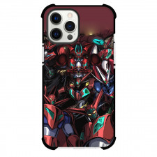 Getter Robo Case For iPhone Samsung Galaxy Pixel OnePlus Vivo Xiaomi Asus Sony Motorola Nokia - Characters Posing Illustration
